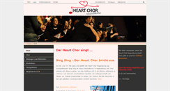 Desktop Screenshot of heartchor.de